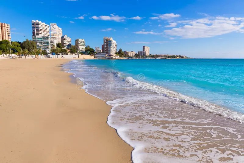Plaża w okolicy Alicante